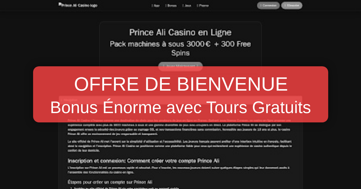 Prince Ali Casino France